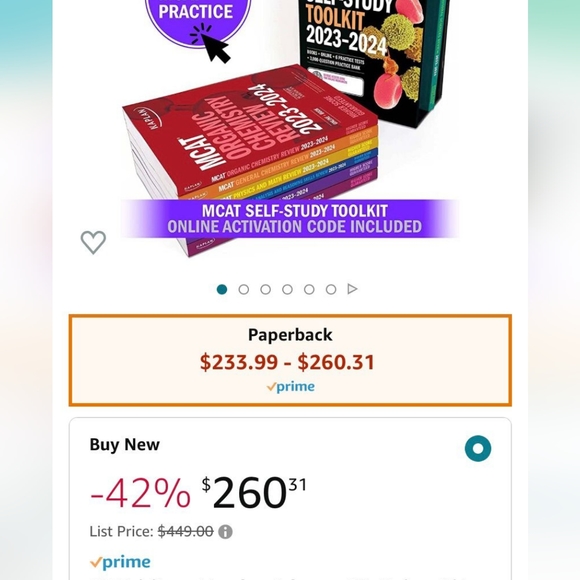 MCAT Kaplan 7-Subject Review Books 📚 - Picture 4 of 5